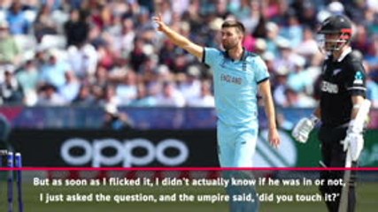 Williamson doesn't know how unlucky he is...I have tiny hands - Wood on run out