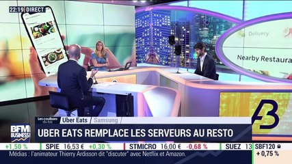 Les coulisses du biz: Uber Eats remplace les serveurs au restaurant - 03/07