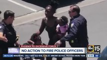 Phoenix says it cannot fire officers who confronted black couple