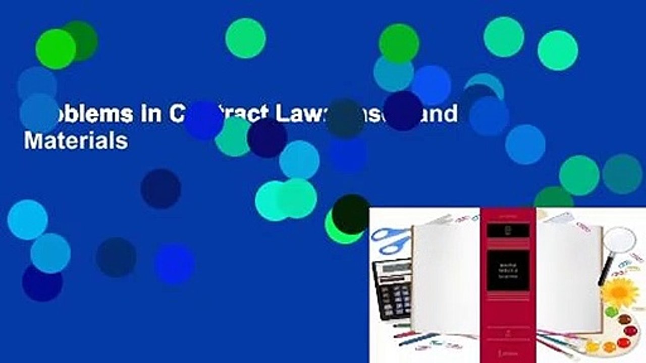 Problems in Contract Law Cases and Materials video Dailymotion