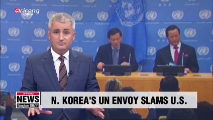North Korea says U.S. 'hell-bent on hostile acts' despite wanting to talk
