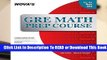GRE Math Prep Course (Nova s GRE Prep Course)  Review