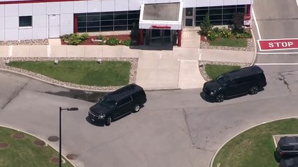 Kawhi Leonard suivi par hélicoptère