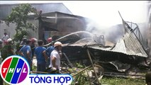 THVL | Tài xế xe tải phát hiện vụ cháy trại xuồng tại Trà Vinh