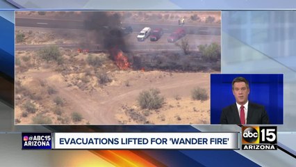 Evacuations lifted for Wander Fire