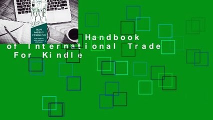 Palgrave Handbook of International Trade  For Kindle