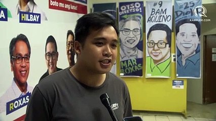 Video herunterladen: WATCH: As initial votes come in, somber yet hopeful mood at Otso Diretso HQ