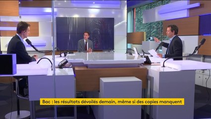 Rétention des notes du bac "Hier soir, on était à peu près à 80 000 copies manquantes" sur un total d’environ 4 millions, "ce qui veut dire que ça a diminué de moitié en à peine 24 heures" affirme Gabriel Attal