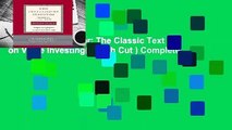 Intelligent Investor: The Classic Text on Value Investing(Rough Cut ) Complete