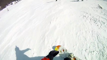 Runaway Ski Patrol Sled