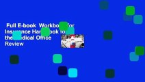 Full E-book  Workbook for Insurance Handbook for the Medical Office  Review