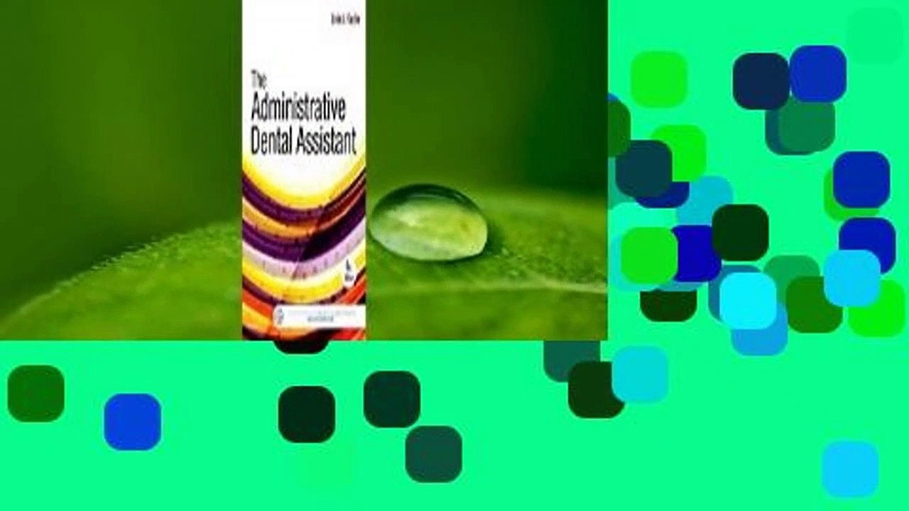 Full E-book  The Administrative Dental Assistant  Best Sellers Rank : #5