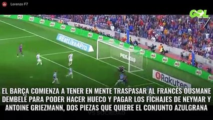 Dembélé está en una operación a tres bandas con Florentino Pérez