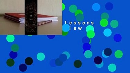 Seven Brief Lessons on Physics  Review