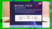 About For Books  Bow Ties in Risk Management: A Concept Book for Process Safety (Process Safety
