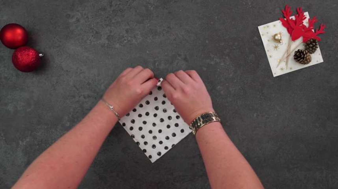 Serviette noeud papillon