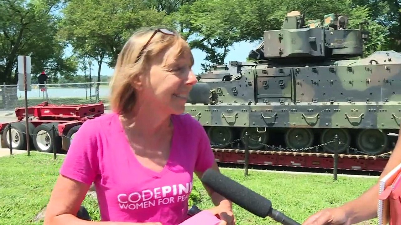 In Washington fahren die Panzer auf