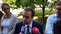 Interview de Sébastien Lecornu, en visite a Vesoul