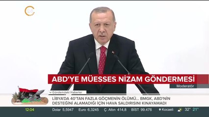 Başkan Erdoğan'dan ABD'ye müesses nizam göndermesi
