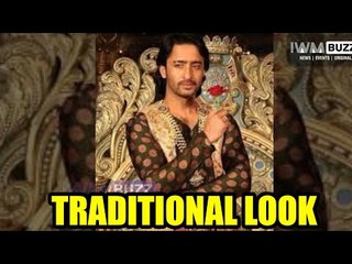 Shaheer Sheikh&#39;s traditional look