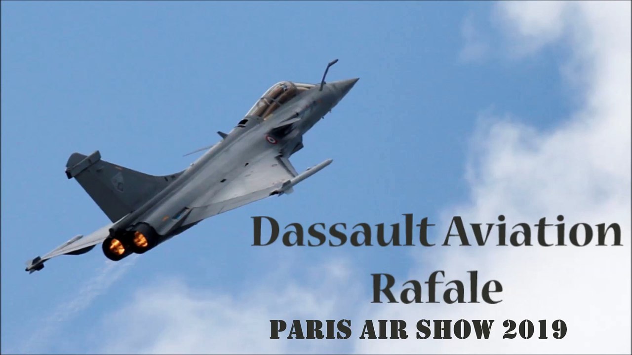 Dassault Rafale Aerial Demo At Paris Air Show 2019