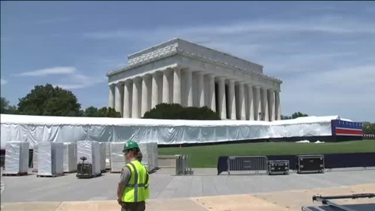 Todo preparado en Estados Unidos para celebrar el Día de la Independencia