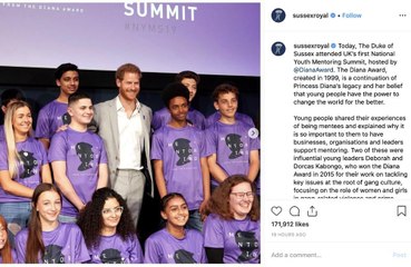 Prinz Harry will ein Vorbild sein