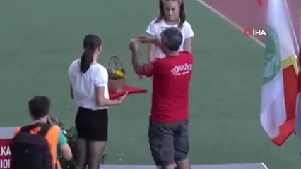 Karslı atlet Romanya'da Balkan şampiyonu oldu