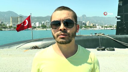 TCG GÜR Denizaltısı Girne Limanı'nda Ziyarete Açıldı