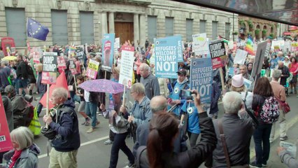 London Protest Against Trump's State Visit