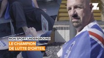 Mon sport underground: le champion de lutte d'orteils