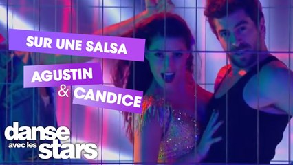 DALS S08 - Agustin Galiana et Candice Pascal pour une salsa sur "En Feu" (Soprano)