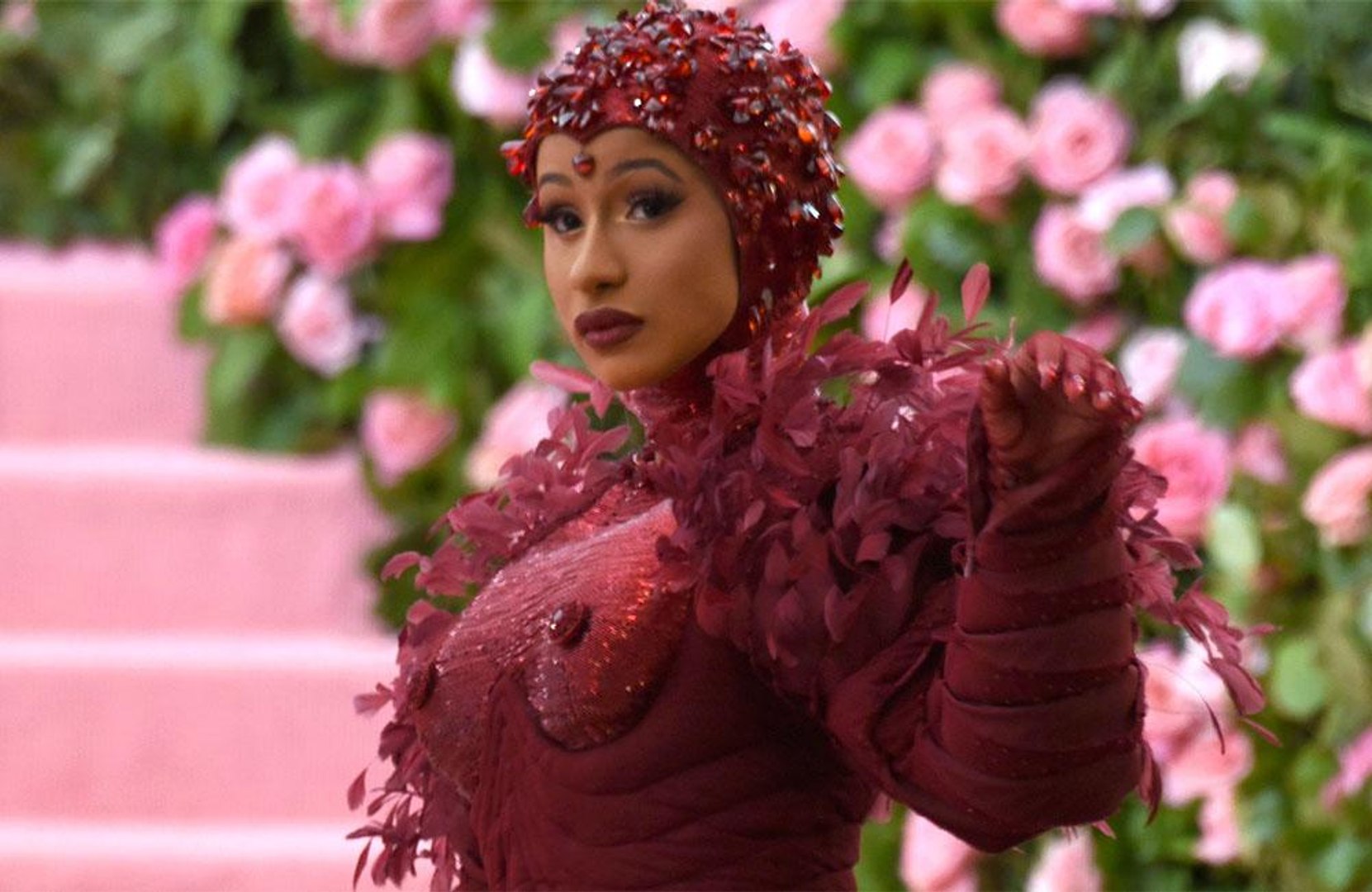 ⁣Cardi B's 'stunning' Met Gala look