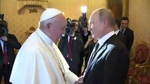 Papa recebe Putin no Vaticano