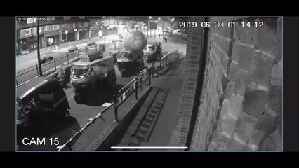 Crime_Crook caught stealing giant cricket ball from indian restaurant