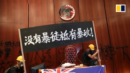 Hongkongers sympathise with protesters who vandalised legislature