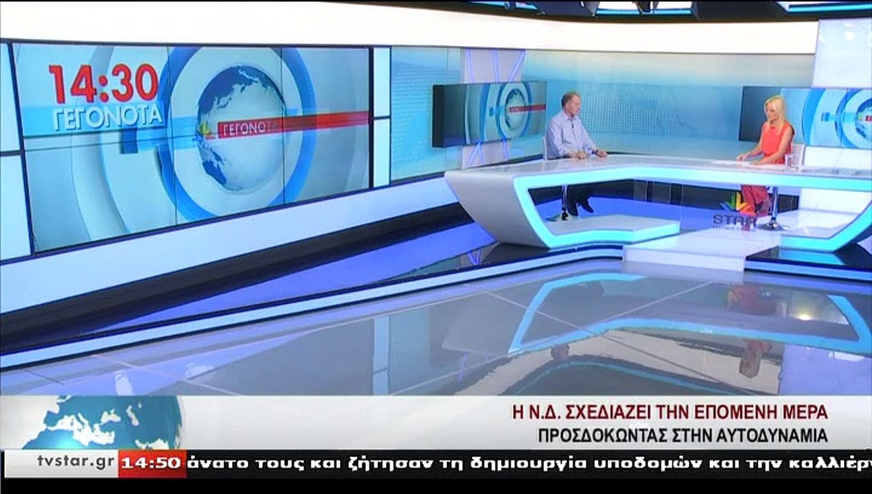 Ο υποψήφιος βουλευτής Ν.Δ. ΦΘΙΩΤΙΔΑΣ, Γ. ΚΟΤΡΩΝΙΑΣ, στο STAR Κεντρικής Ελλάδας