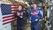 Space Station Astronauts Beam Back July 4th Message To Earth