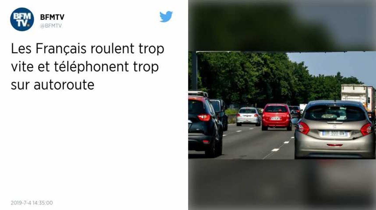 Sur l'autoroute, les Français roulent « trop vite et trop près »