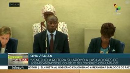 Venezuela reitera apoyo a mecanismos de la ONU en DDHH