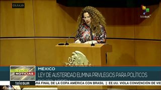Avanza en el Congreso de México la Ley de Austeridad para funcionarios