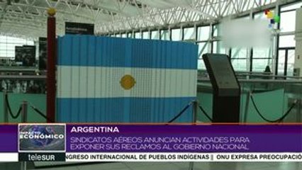 Argentina: sindicatos aéreos expondrán sus reclamos al gobierno