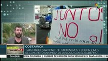 Gob. de Costa Rica iniciará mesa de diálogo con camioneros