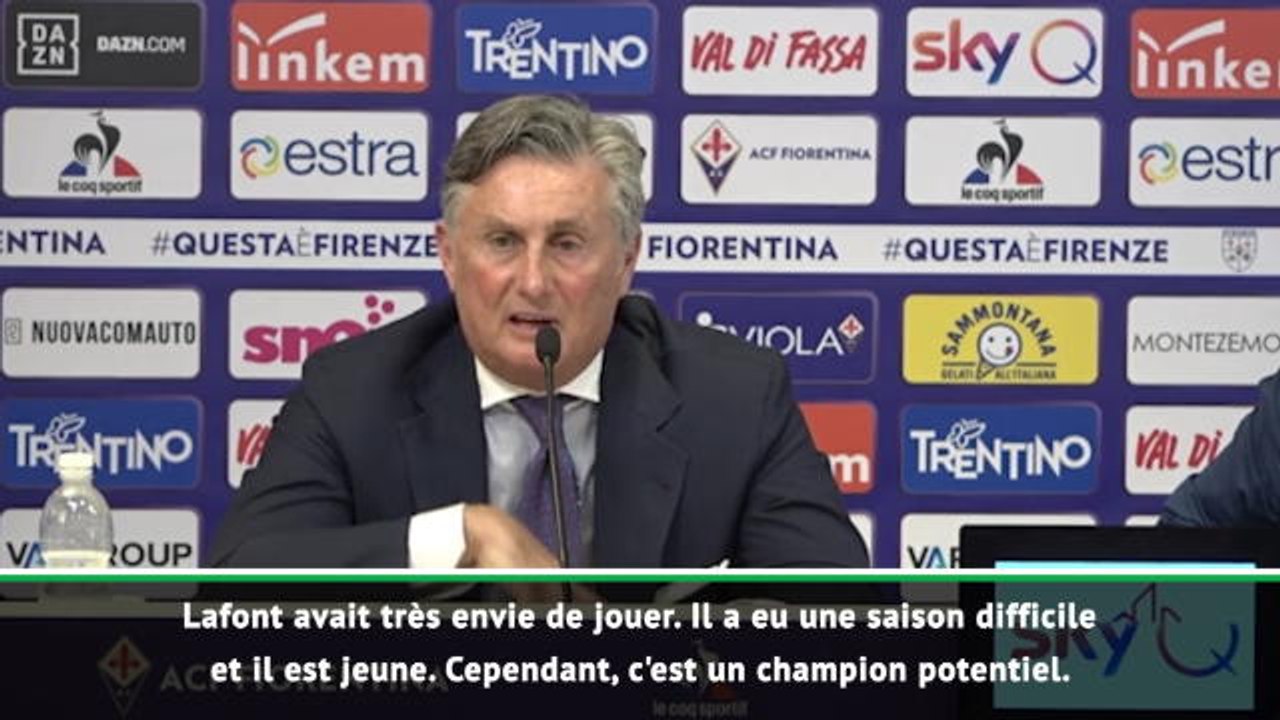 Transferts - Fiorentina - Prade :"Lafont avait très envie de jouer"