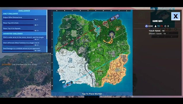 Solar Array Location Guide Snow, Desert, Jungle Locations - Fortnite Season 9 Week 9
