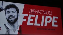 Presentación de Felipe Monteiro como jugador del Atlético de Madrid