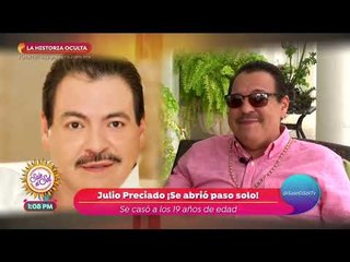 La historia ocultad de Julio Preciado como vendedor de mariscos | Sale el Sol