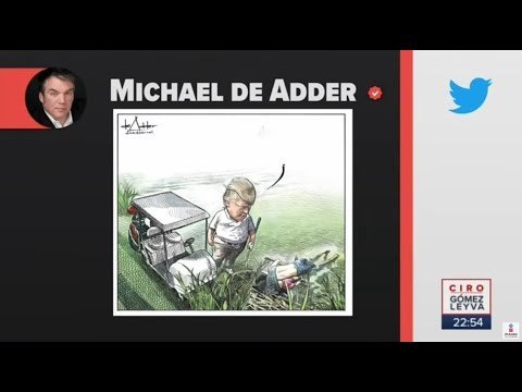 Dedican caricatura a Trump por migrantes ahogados | Noticias con Ciro Gómez Leyva