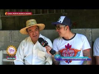 Sajid visitó a personas que recuperaron su casa tras el sismo del 19S | Sale el Sol