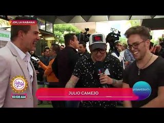¡Sajid estuvo en la alfombra roja del evento Cabaret Tropicana! | Sale el Sol
